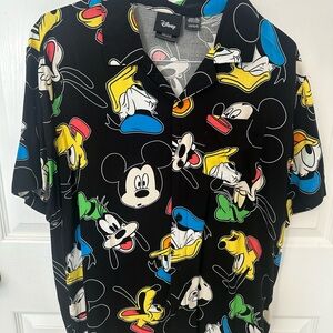 Disney Men's Colorful Character Print Shirt